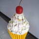 Cupcake blanc 100cm