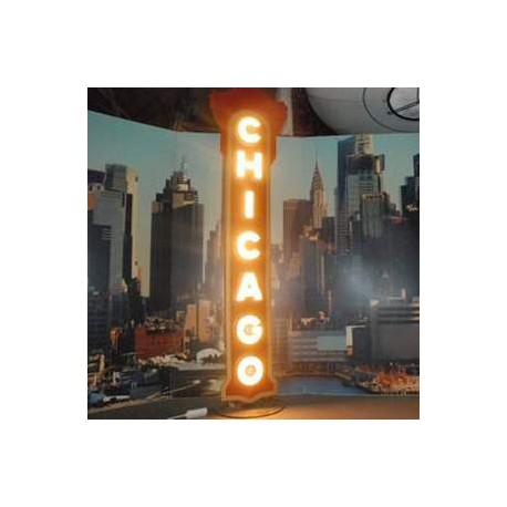 Néon lumineux "Chicago" 283cm
