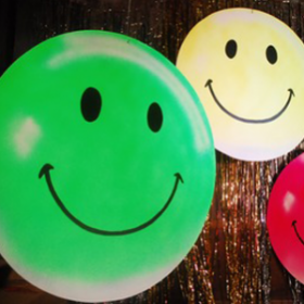 Smiley fluo 85cm