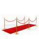 Entrée VIP: tapis rouge, potelets, cordons