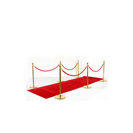 Entrée VIP: tapis rouge, potelets, cordons