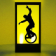 Panneau lumineux Cirque Monocycle 200cm