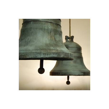 Cloche à Main 6.5 Cm - Poignée Bois - Pour Noël, école, Hôtel, Dîner - Son Clair