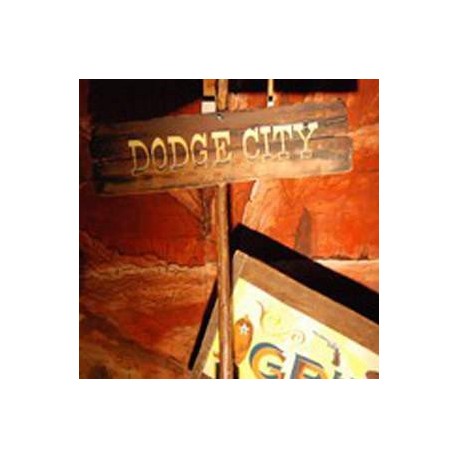 Panneau "Dodge City" 119cm