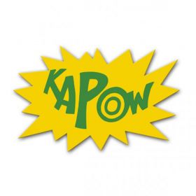 Texte bande-dessinée "KAPOW"