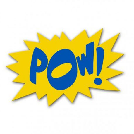 Texte bande-dessinée "POW"