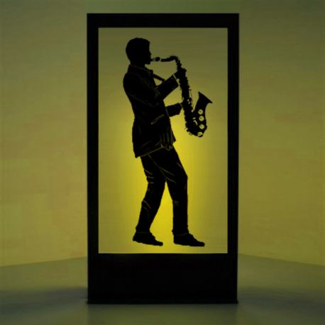 Panneau lumineux Saxophoniste 2
