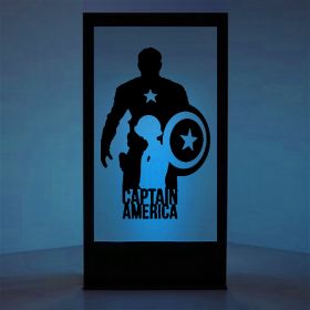 Panneau lumineux Captain America