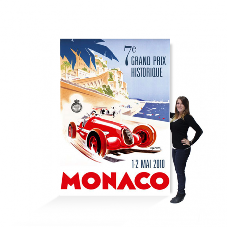 Affiche géante grand prix de Monaco historique