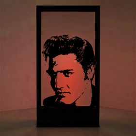Panneau lumineux portrait d'Elvis 1