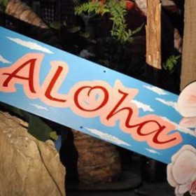 Panneau "Aloha" 84cm