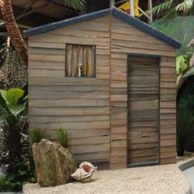 Cabine grise 2D 251cm