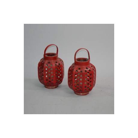 Lanterne rouge 45cm