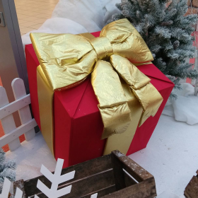 Cadeaux de Noël rouges 75cm