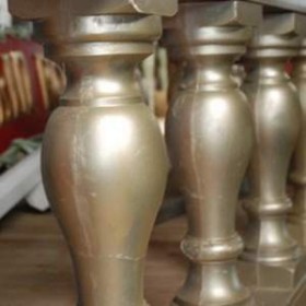 Balustrade dorée 75cm