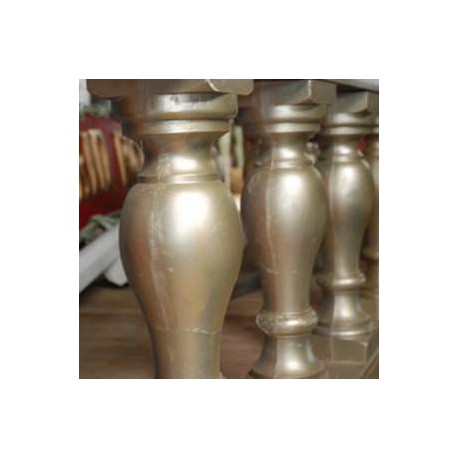 Balustrade dorée 75cm