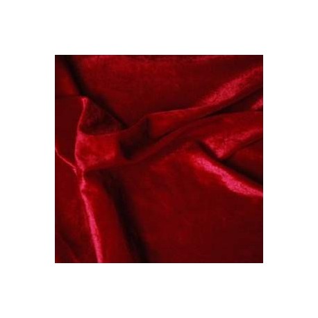 Tissu velours rouge 300*90cm