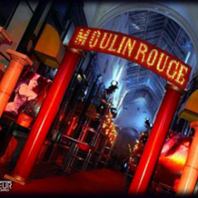 Pancarte "Moulin Rouge" 245cm