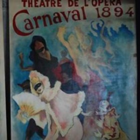 Affiche Carnaval Opéra 210cm