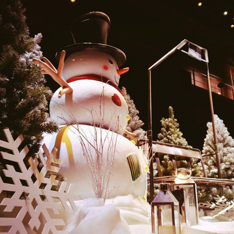 Décorations De Noël  Lanterne Led Bonhomme De Neige, Remplie D