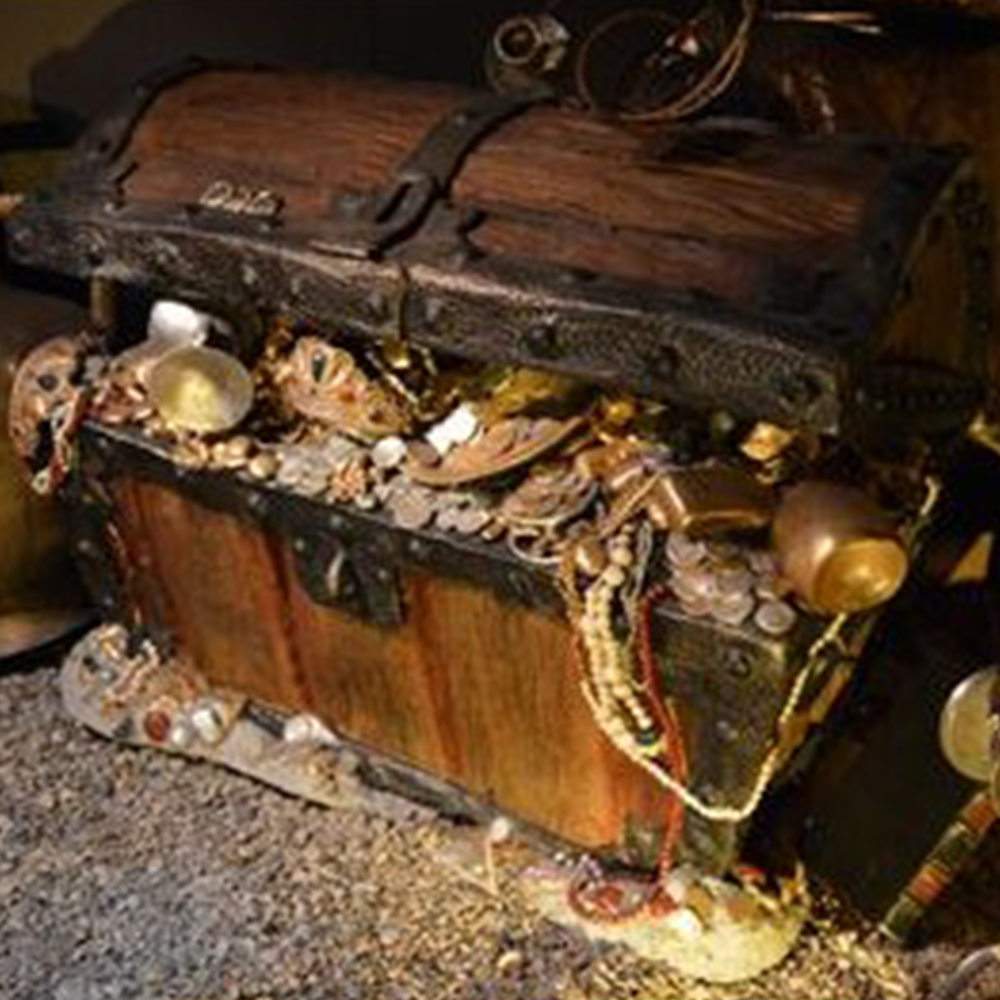 coffre au tresor plein 80 cm lib deco coffre au tresor plein 80 cm lib deco