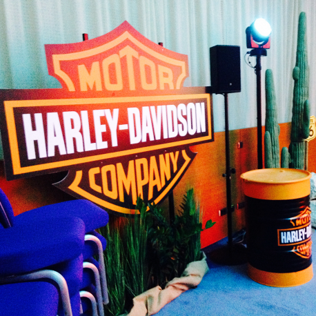 Panneau Harley Davidson