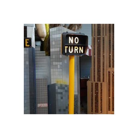 Panneau de rue "No Turn" 220cm