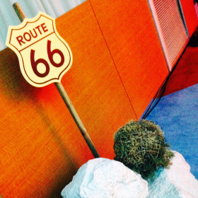 Panneau "route 66"