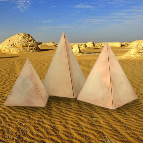 Lot de 3 Pyramides égyptiennes