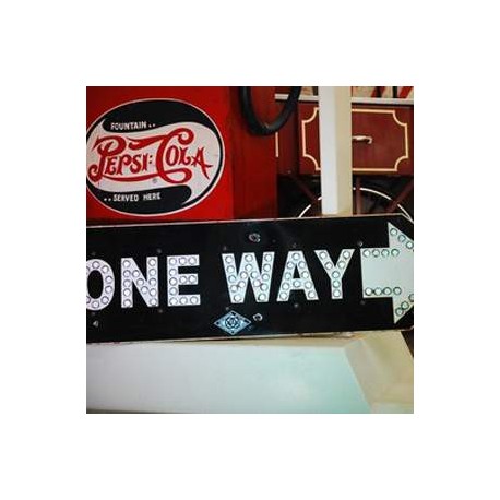 Panneau de signalisation "One Way" 31cm