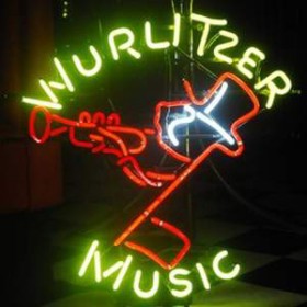 Néon "Wurlitzer Music" 72cm