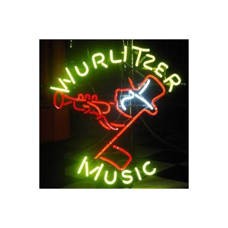 Néon "Wurlitzer Music" 72cm
