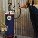 Pompe à essence manuelle bleue 160cm