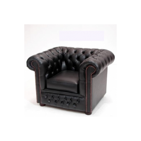 Chesterfield noir 73cm