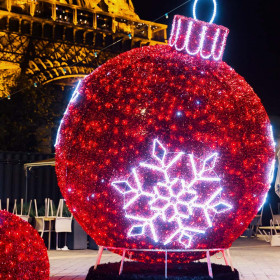 Décoration de noël à poser - Déco noël ville - Décor Cerf lumineux