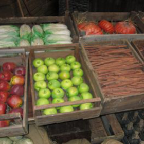 Caisse de fruits et légumes 50cm